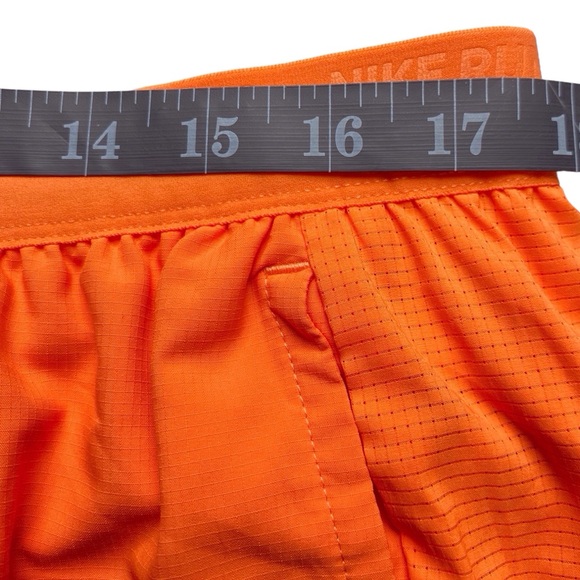 New Nike Stride 7" DriFit Running Shorts XXL Orange Brief Lined DM4761-885 - Picture 6 of 10